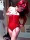 red corset
